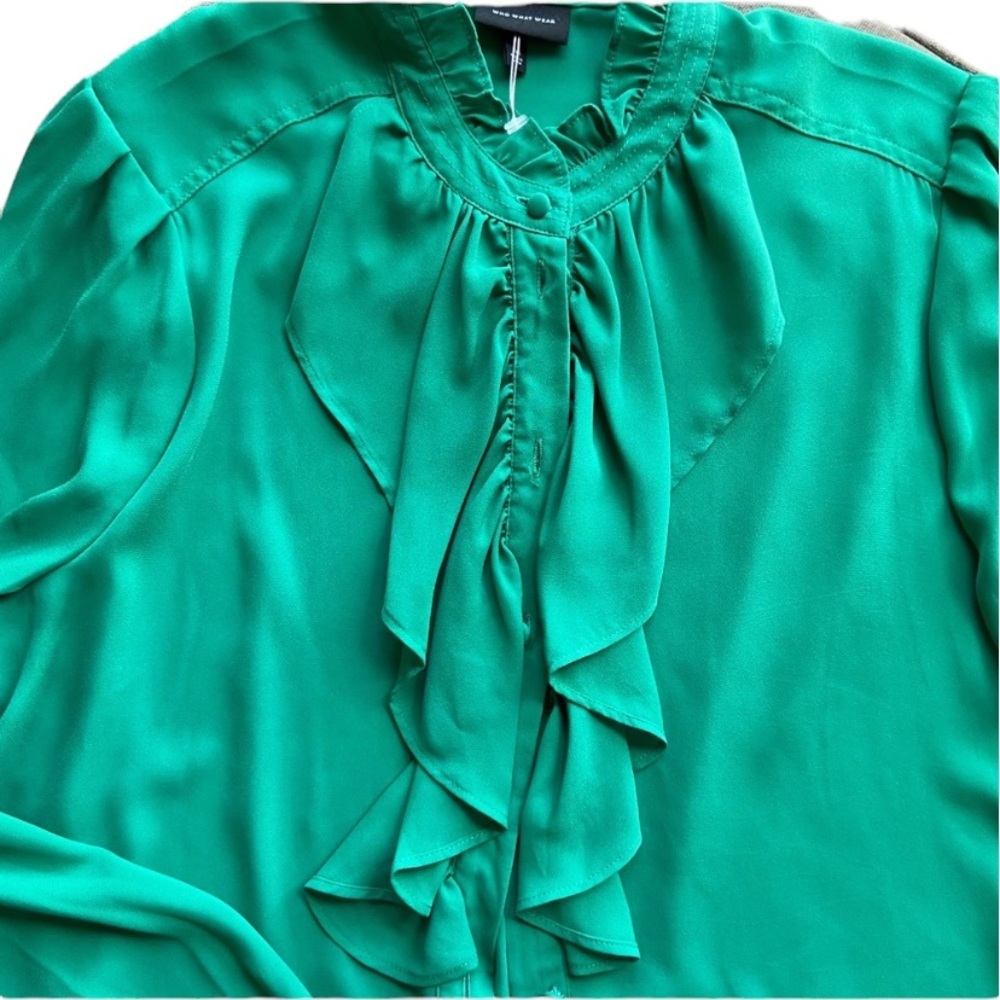 Who What Wear Raffles Blouse - Picture 6 of 11